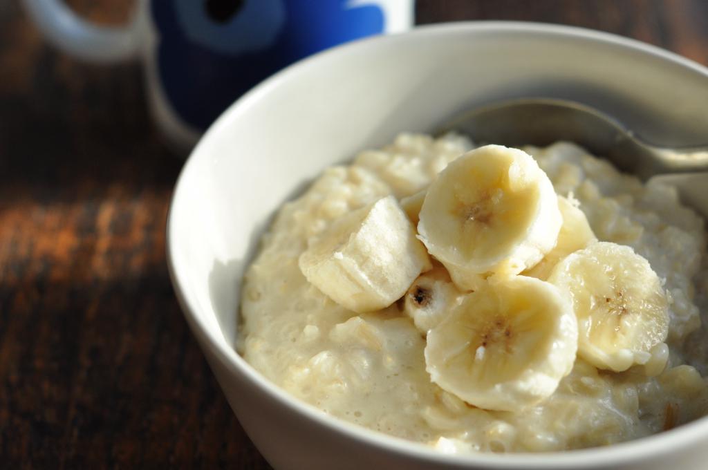рецепт завтрака с бананом