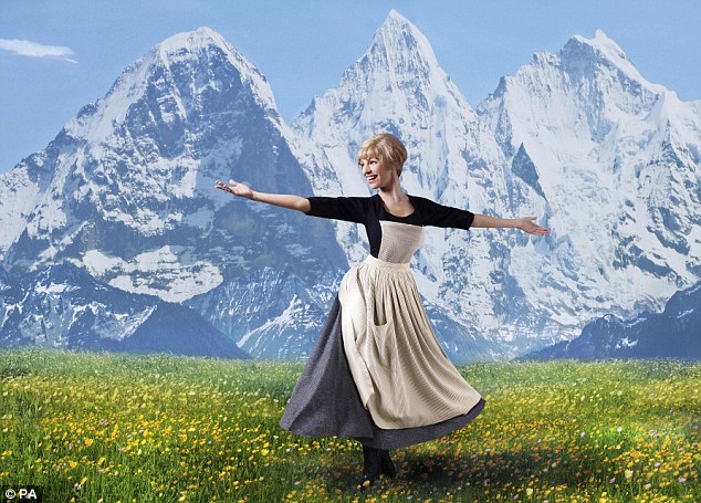 Feelgood factor: Happy films such as The Sound of Music encourage babies to move around more