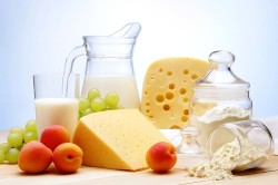 Молочные продукты  -причина вздутия живота