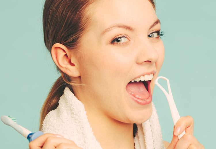 Scraping and cleaning your tongue with a cleaner is a good prevention of tongue issues