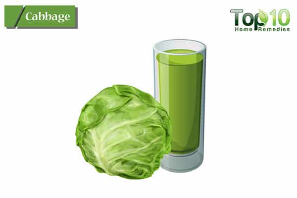 cabbage to treat peptic ulcer
